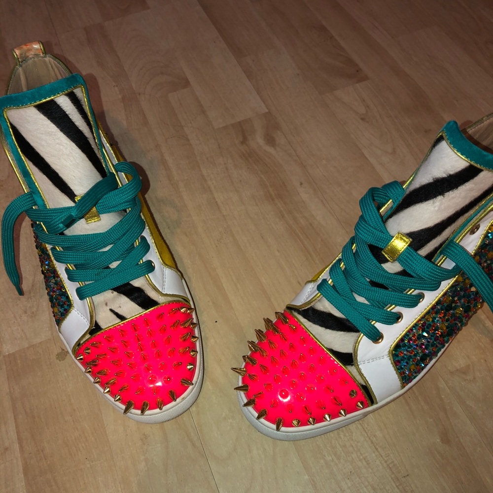 christian louboutin men sneakers